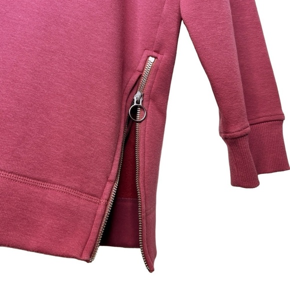 ATHLETA Side Zipper Cozy Karma Funnel Neck Pullover Sweatshirt Top Size XL Tall - Picture 3 of 16